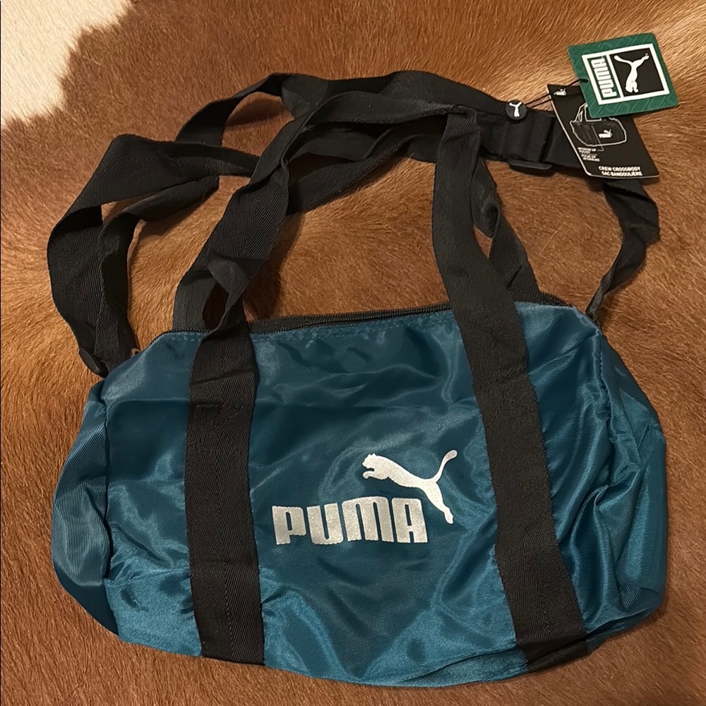 Puma Blue and Black Crossbody Bag